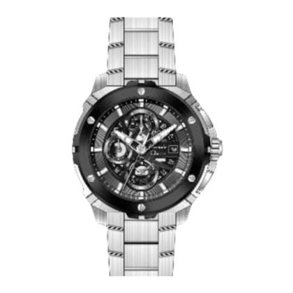 Alexandre Christie ALCW6692MCFTBBA Silver Stainless Steel Band Analog Men Watch